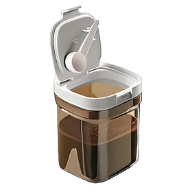 Yszaxnsr airtight coffee canister with a secure seal keeps beans fresh.