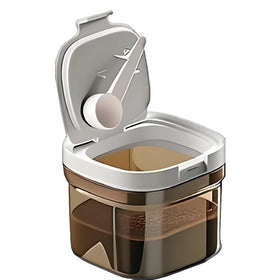 Yszaxnsr airtight coffee canister lid-seal showing a strong seal for freshness.