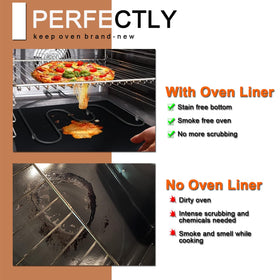 YTFGGY oven liner used as baking mat for cookies