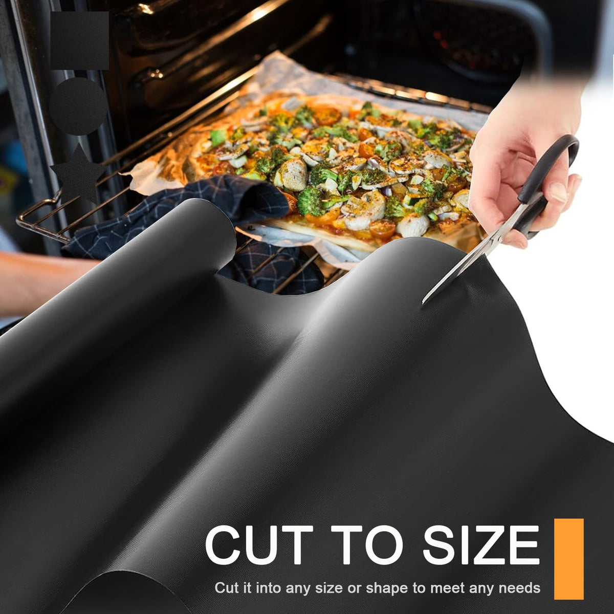 YTFGGY oven liner doubles as grill mat for versatile cooking