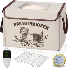 YTJIWO bread proofing box folding front view for multiple dough batches