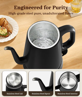 YTLAD auto shut-off and boil-dry protection for safe operation