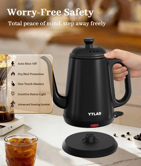 YTLAD vintage black retro design adds kitchen charm