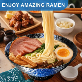 YTLEMON 1000ml capacity bowls support large portions of noodles, soups, or cereals.