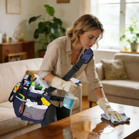 Ytonet blue cleaning caddy designed for professionals and home use.