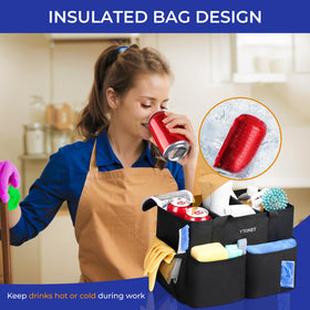 Ytonet Cleaning Caddy bottom plate offers strong support to prevent deformation