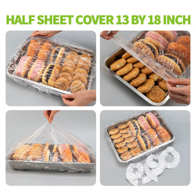 YUANSHAO fridge-safe cover blocks odors and protects leftovers in the fridge.