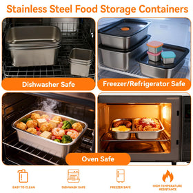 YUANYE 6 oz condiment containers with silicone lids, great for snacks.
