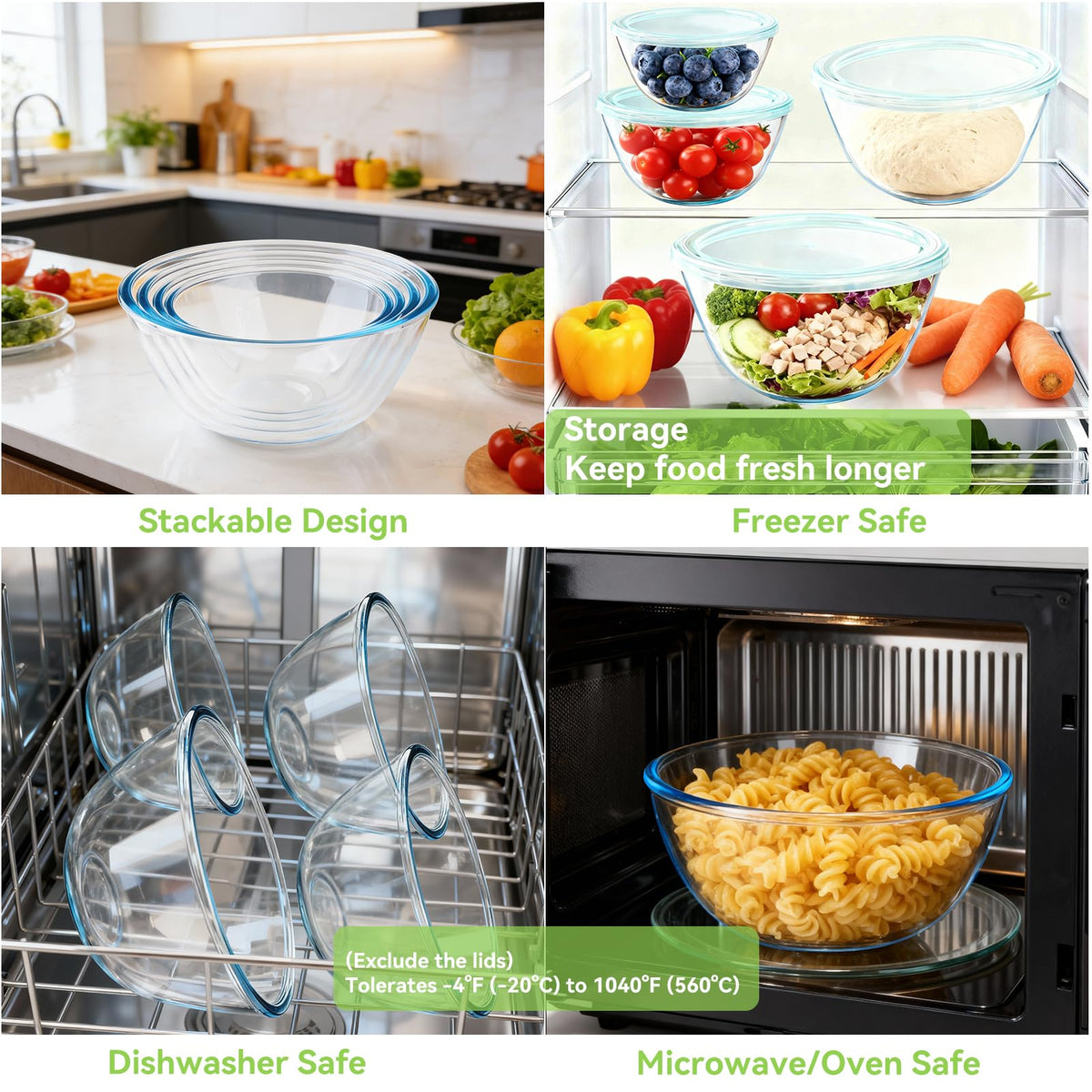 YUANYE durable bowls suitable for prep, marinating, and batch cooking.