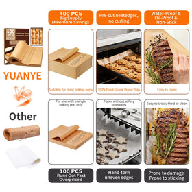 YUANYE non-stick parchment paper releasing cookies easily from pan