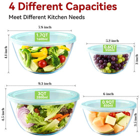 YUANYE wide-mouth bowls simplify tossing, kneading, and serving soups.