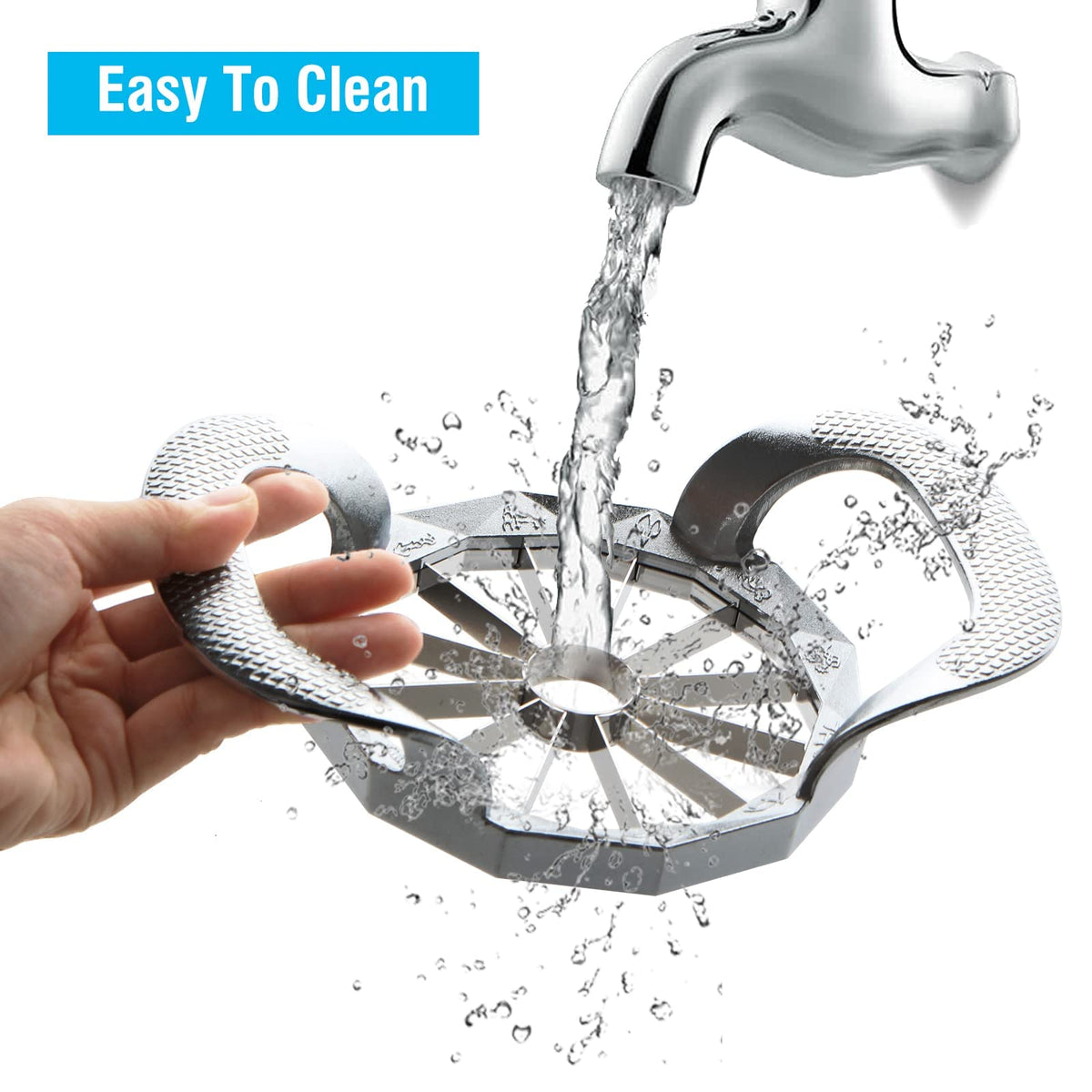 User-friendly push-down operation of the YUEJUJJ apple slicer.
