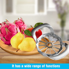 Reliable kitchen gadget: YUEJUJJ Apple Slicer supports quick fruit prep.