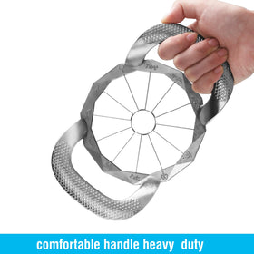 Ergonomic zinc alloy handles on the YUEJUJJ slicer for secure grip.