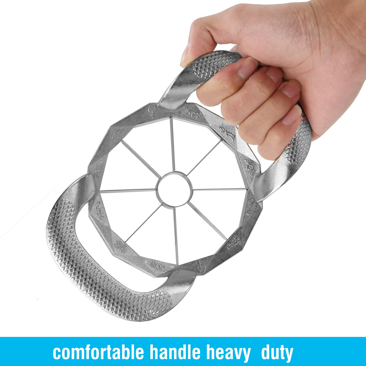 YUEJUJJ 304 stainless steel blades stay sharp for clean cuts.