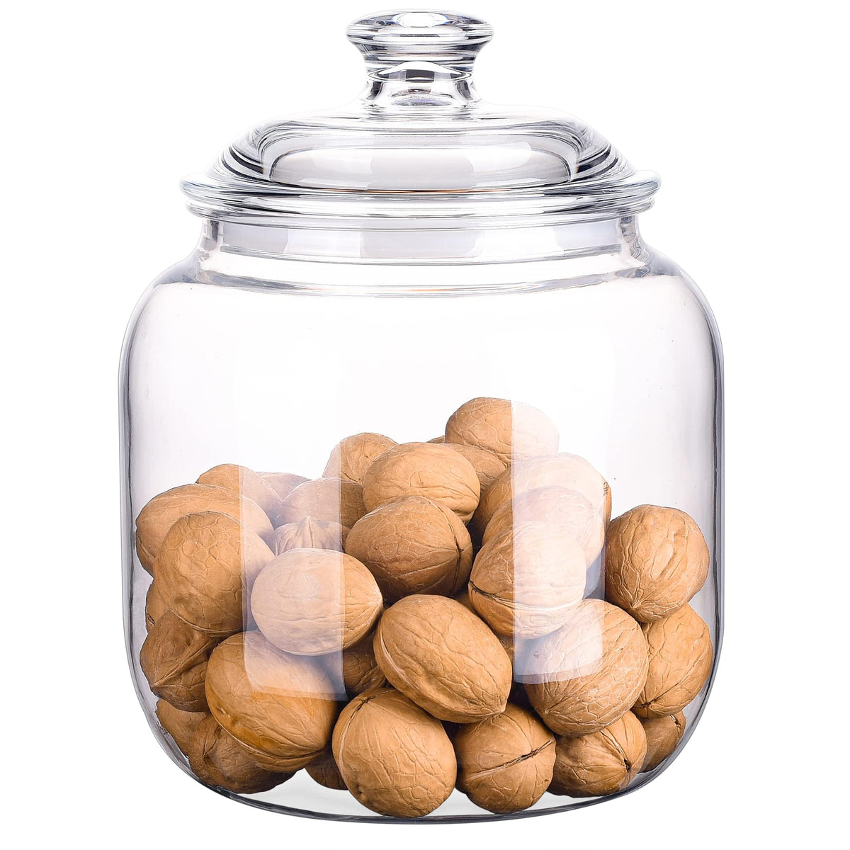 YUEJUM 128oz unbreakable canister with airtight seal for long-lasting freshness