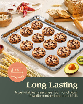 Yuiicaov commercial-grade construction fits family kitchens for daily baking needs