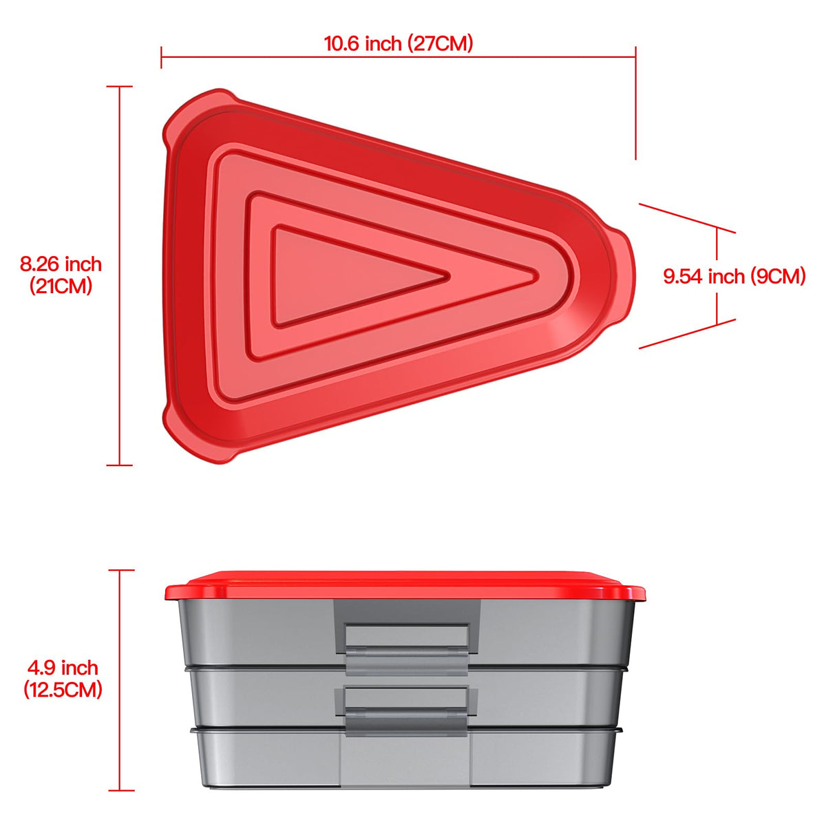 Yuiisenn pizza box camping use highlights portable meal organization.