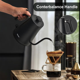 Yuioase matte black finish adds a sleek kitchen look