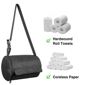 YUJHON open buckle design on a lightweight, portable paper holder for travel.