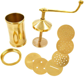 Yuktha Eternals murukku maker brass for crispy, restaurant-style snacks