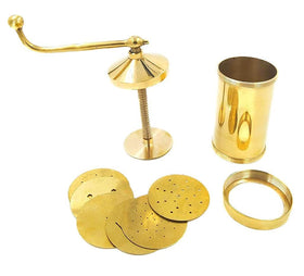 Yuktha Eternals sev chakli maker brass ideal for crunchy farsan