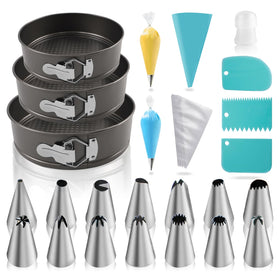 Yumatouch 7-inch cake pan with nonstick coating for easy release.
