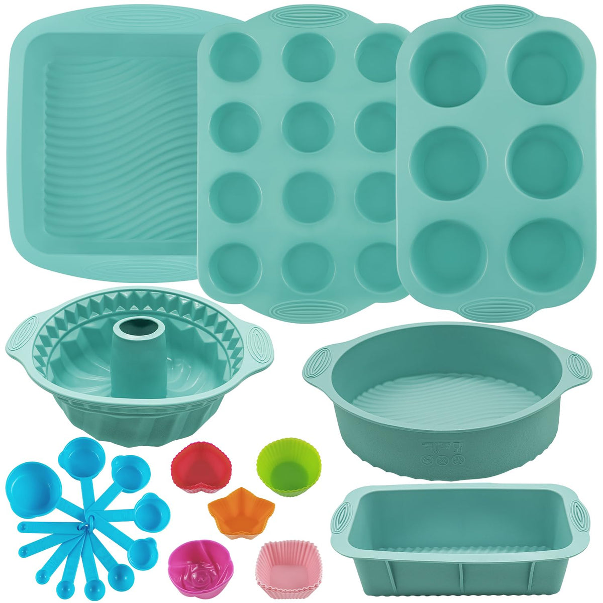 Yumatouch pumpkin ring pan in a 10x10x4 inch size for seasonal cakes