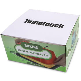 Yumatouch silicone bakeware set designed for versatile cooking and easy cleanup