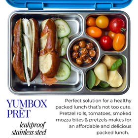 Compact 9x7x2 inch size fits most kids' lunch bags.