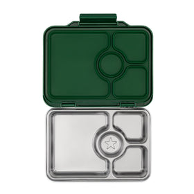 Yumbox Prêt Dublin Green box features compact, travel-friendly design