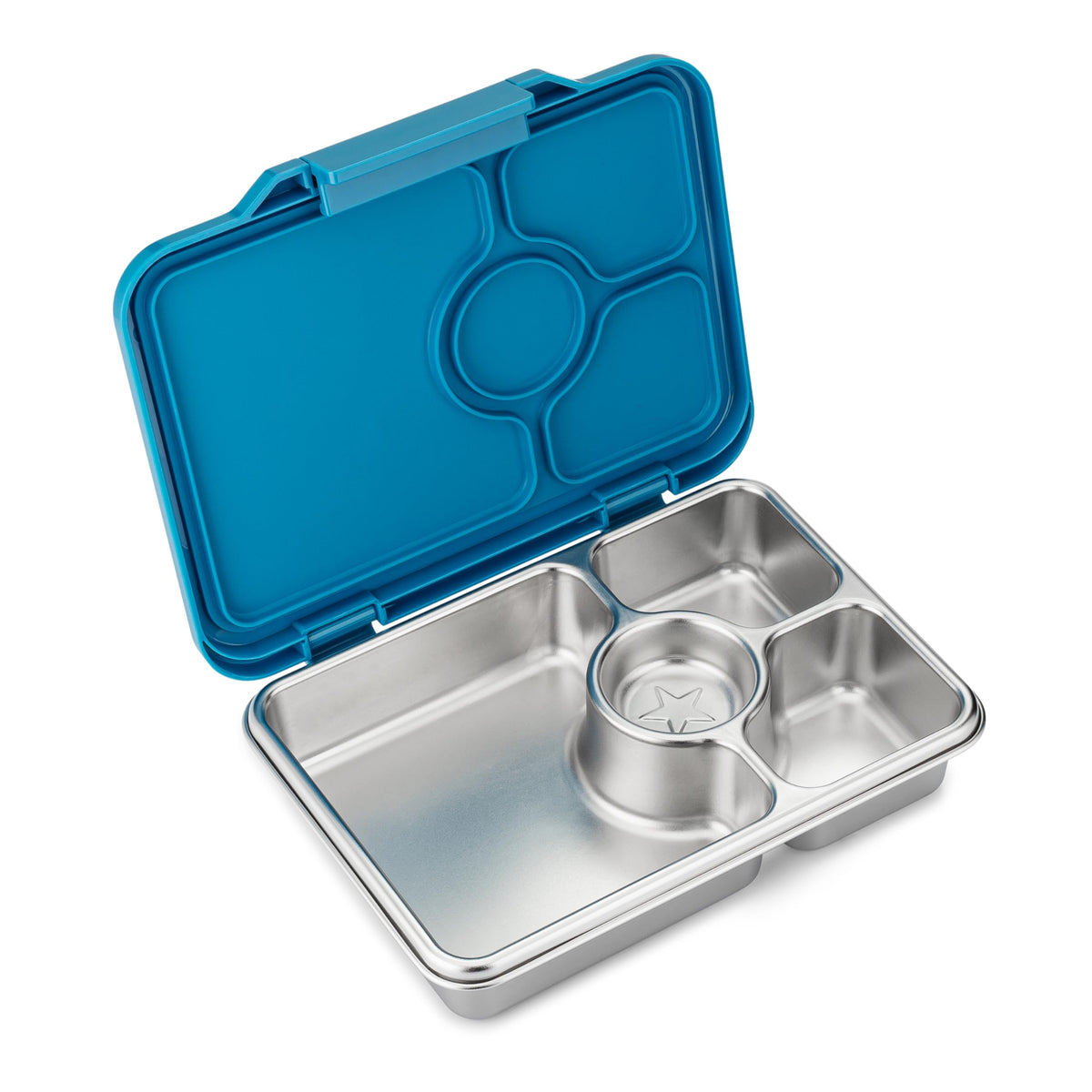 Yumbox Pret kid-friendly opening supports independent packing.