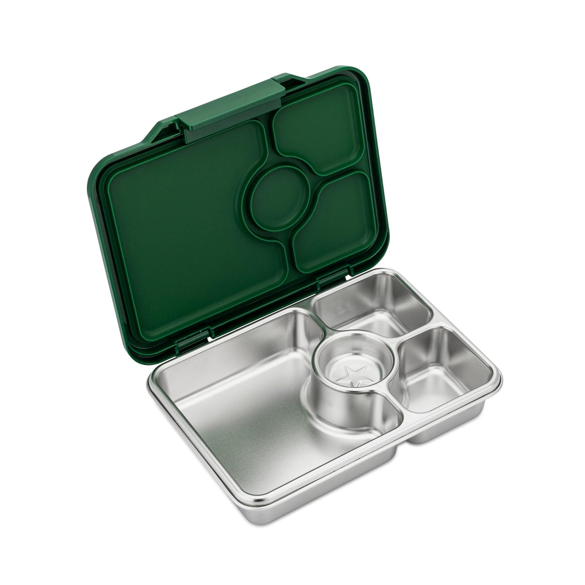 Yumbox Prêt leakproof lid secures meals for mess-free lunches
