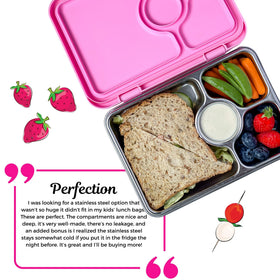 Normandy blue color adds a cheerful touch to lunch gear.