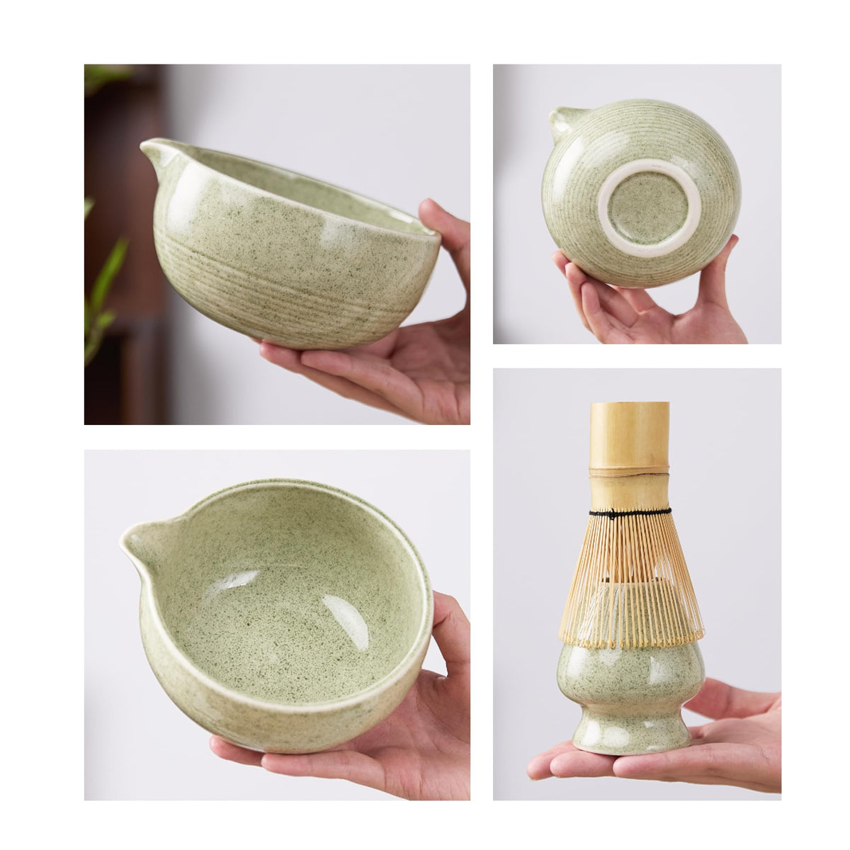 YUMHUM ceramic whisk holder and scoop stand keeps tools organized