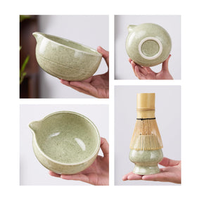 YUMHUM ceramic whisk holder and scoop stand keeps tools organized