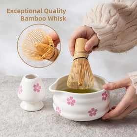 YumiPLUS bamboo whisk holder keeps tools organized on the counter