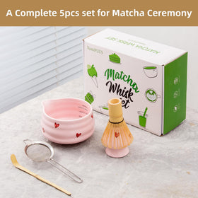 YumiPLUS bamboo whisk for creamy, lump-free matcha