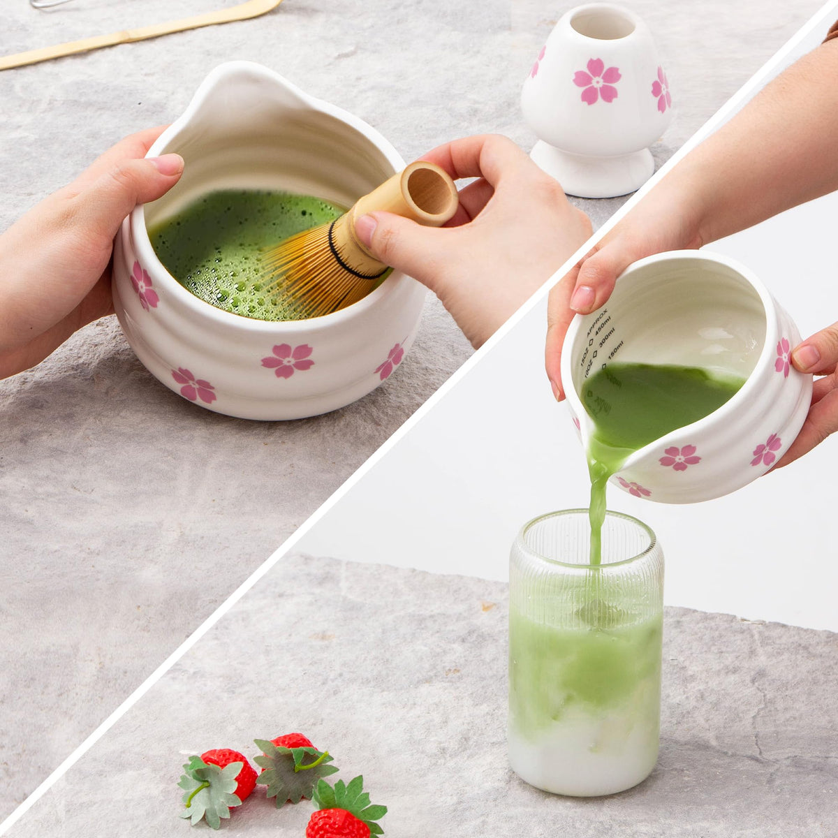 YumiPLUS complete matcha kit ready for traditional ceremonies or breakfast rituals