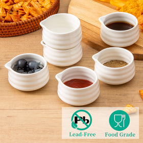 YumiPLUS dishwasher-safe dipping bowls simplify cleanup after meals and gatherings.