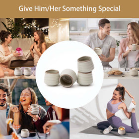 YumiPLUS gift-ready tea and coffee set, ideal for sharing.