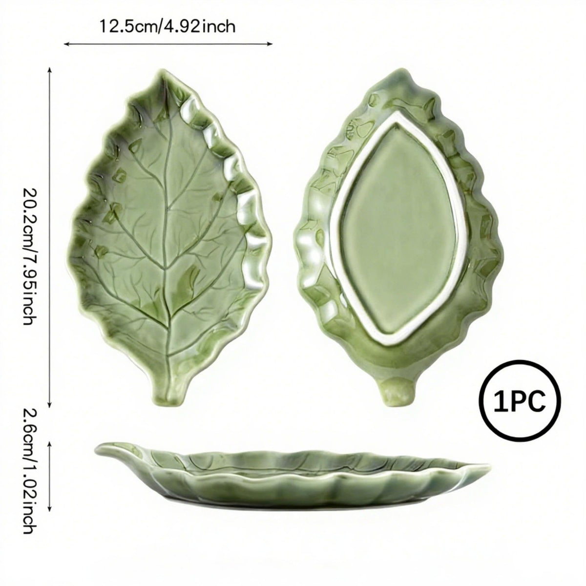 YumiPLUS leaf dish doubles as decor and practical organizer.