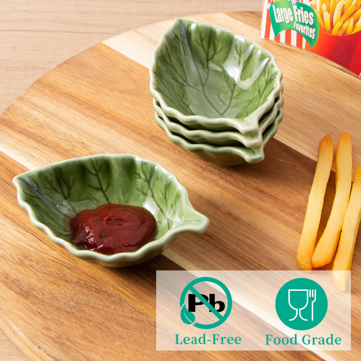 YumiPLUS mini-condiments-snacks dishes perfect for sharing party nibbles.