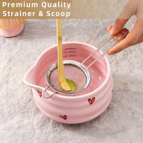 YumiPLUS pink-love set ready for mindful mornings