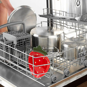 YumiPLUS red strawberry design adds cute charm to any kitchen.