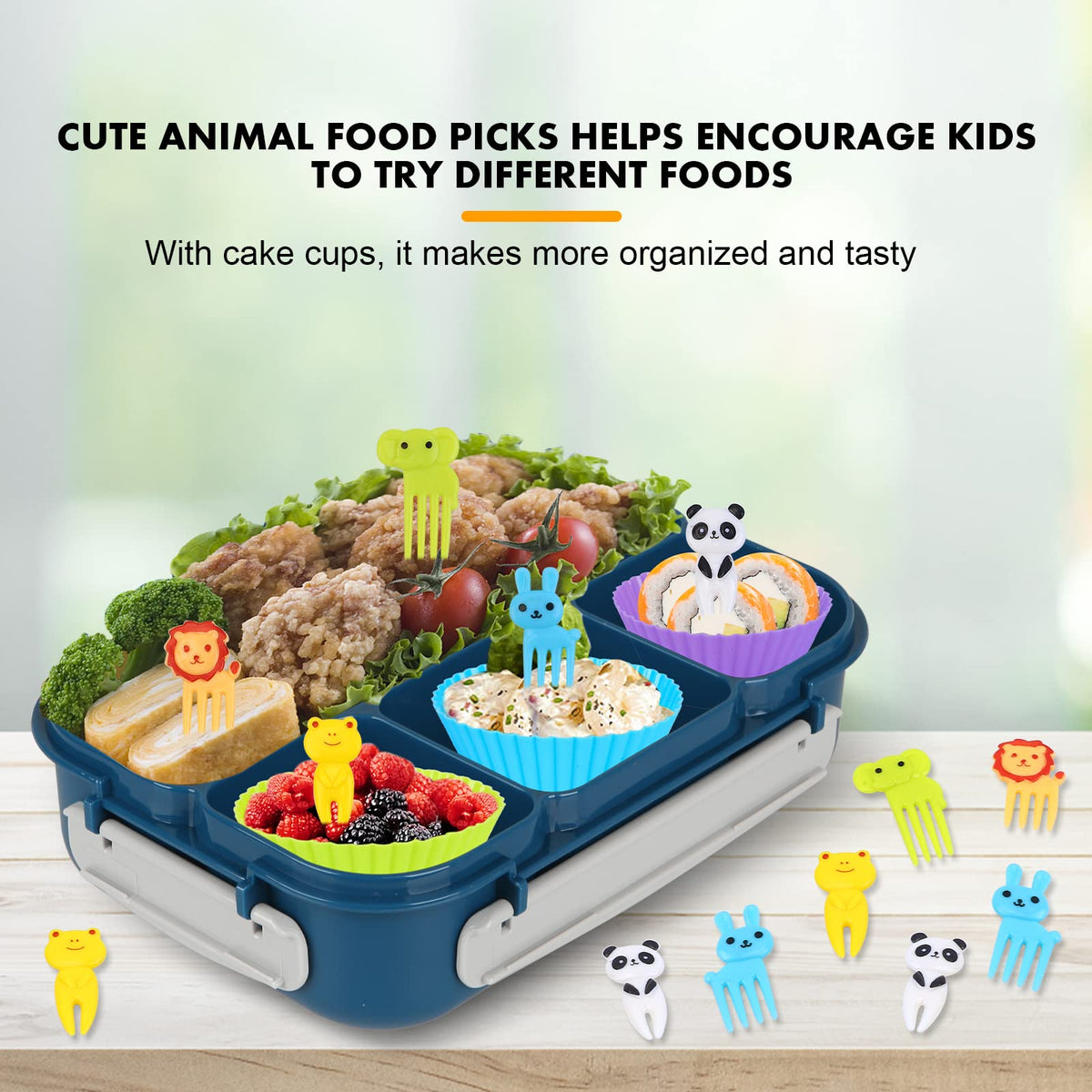 Yumuk Bento Box tray is top-rack dishwasher safe for easy cleanup
