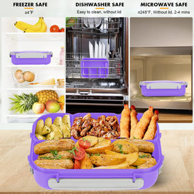 Yumuk Bento Box top-rack dishwasher-safe tray for easy cleaning.