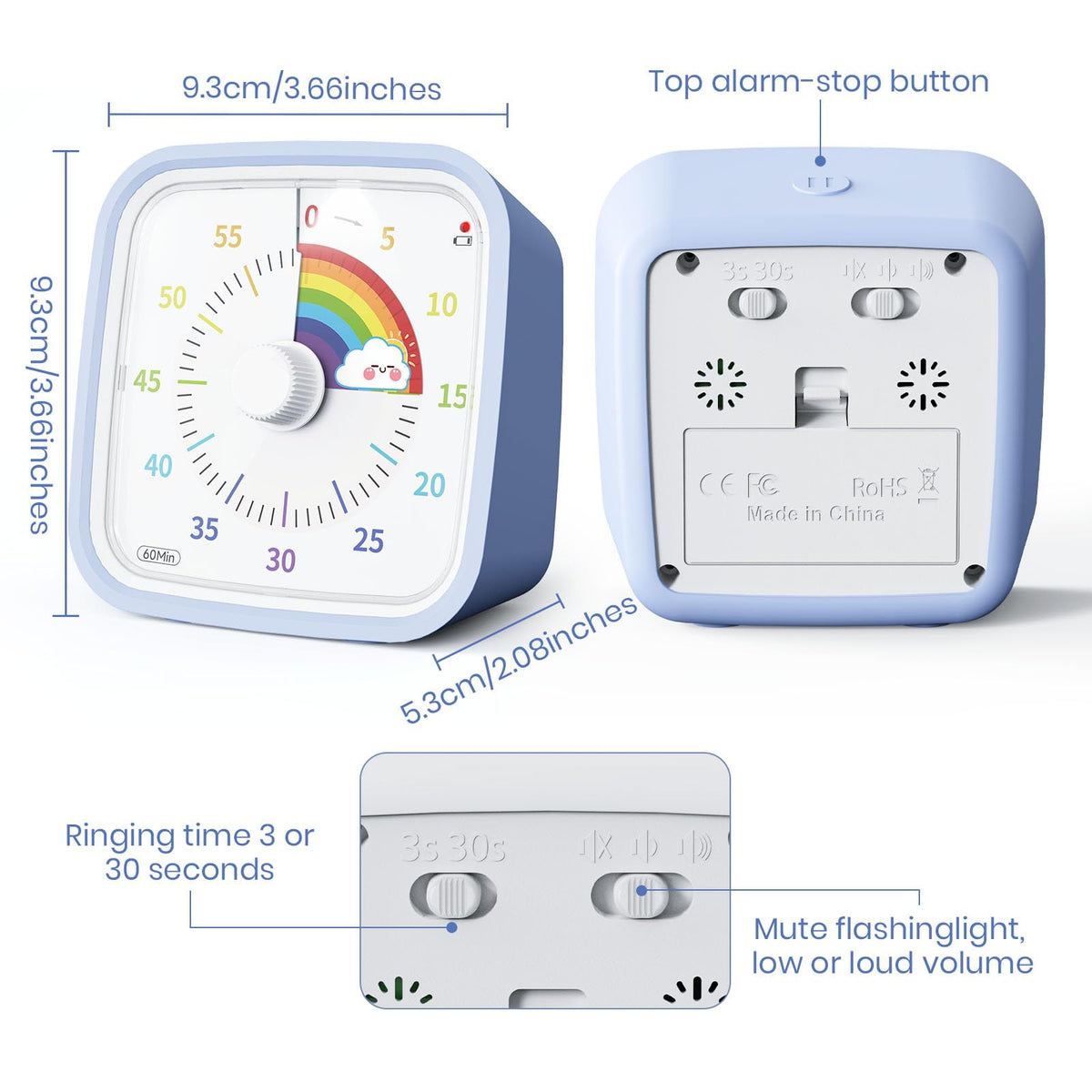 Yunbaoit classroom timer aiding time management during activities.