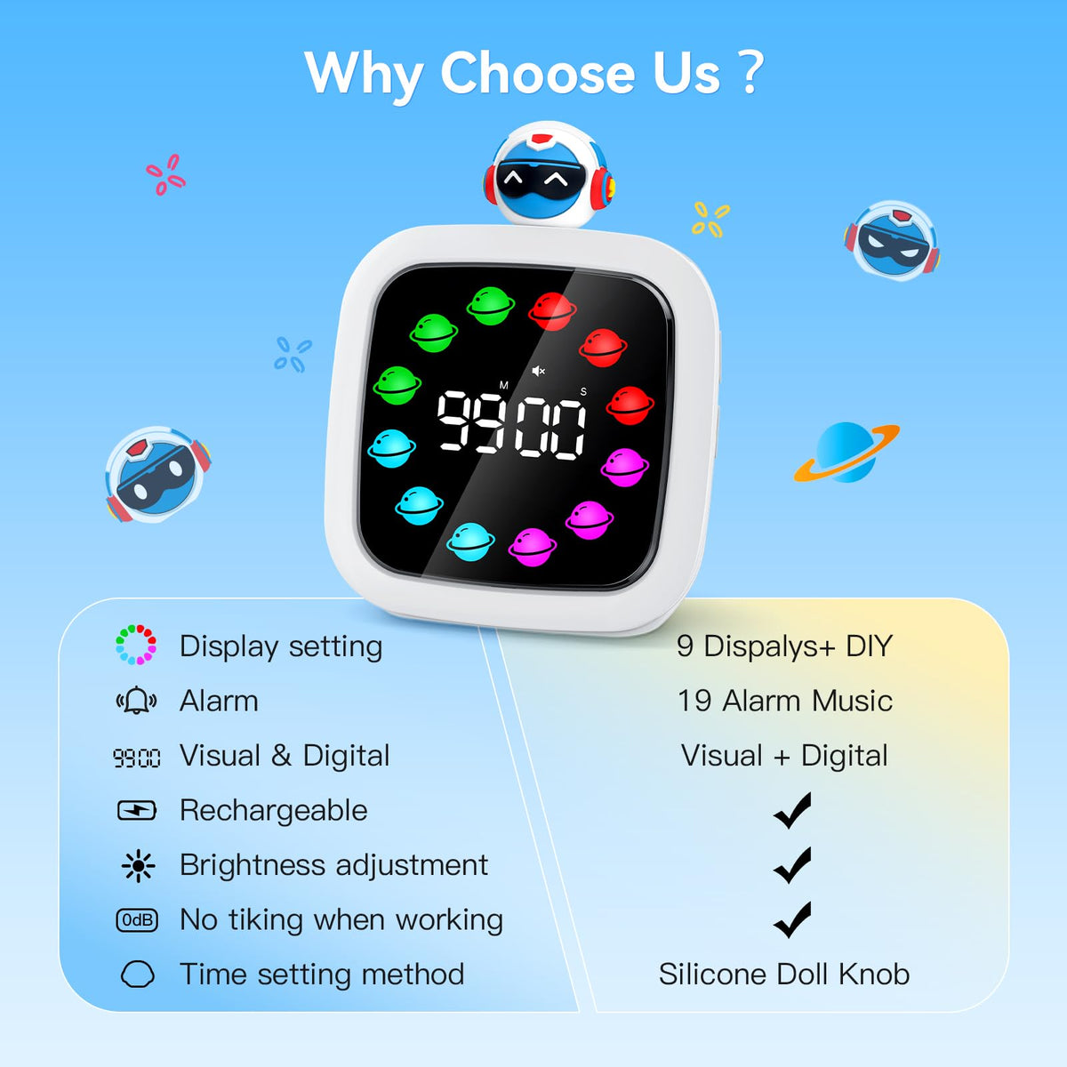 Yunbaoit timer classroom use for structured focus and activities
