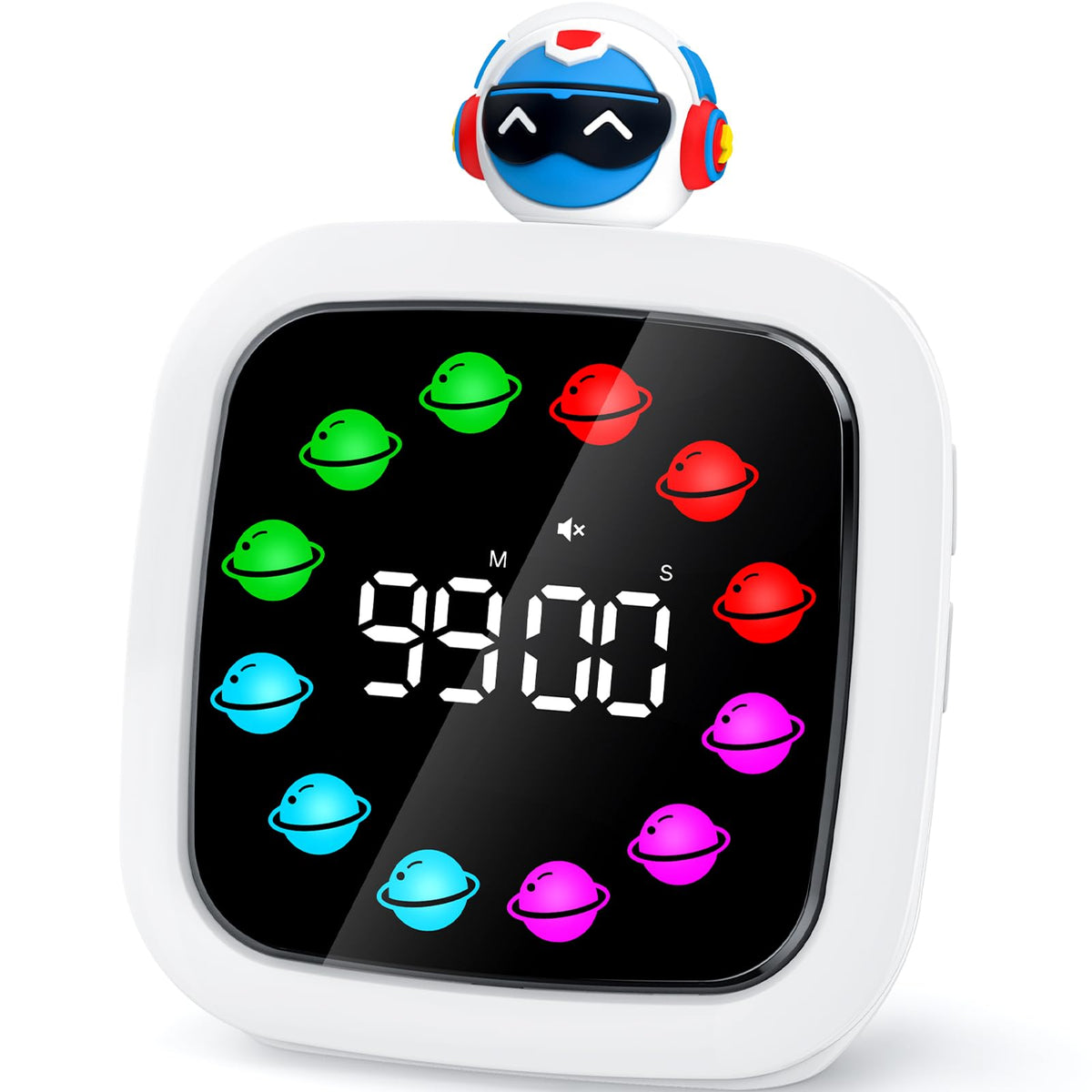 Yunbaoit digital visual timer front view ideal for focused study sessions